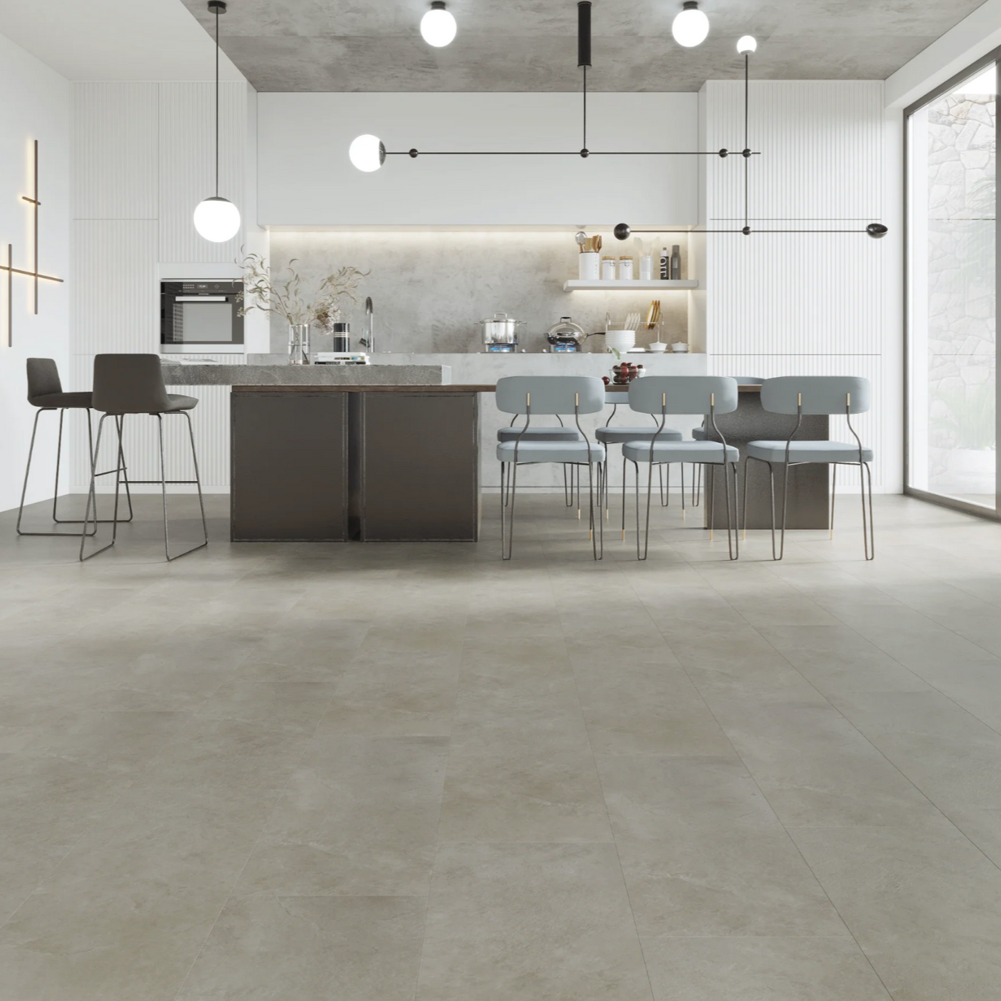 BiYork Hydrogen 6 Bourbon Vinyl Tile