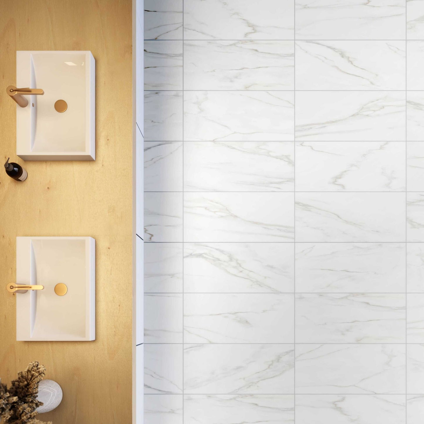 Portofino - Calacatta 12" x 24" Tile