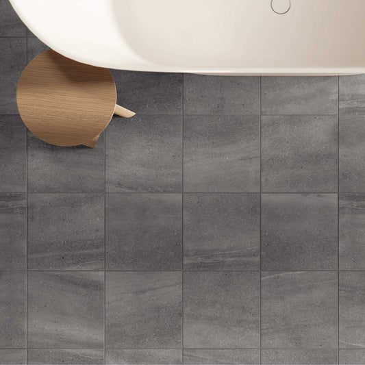 Caliza Grafite tile