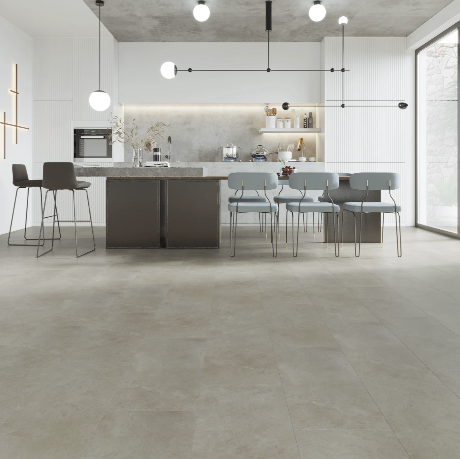 BiYork Hydrogen 6 Bourbon Vinyl Tile
