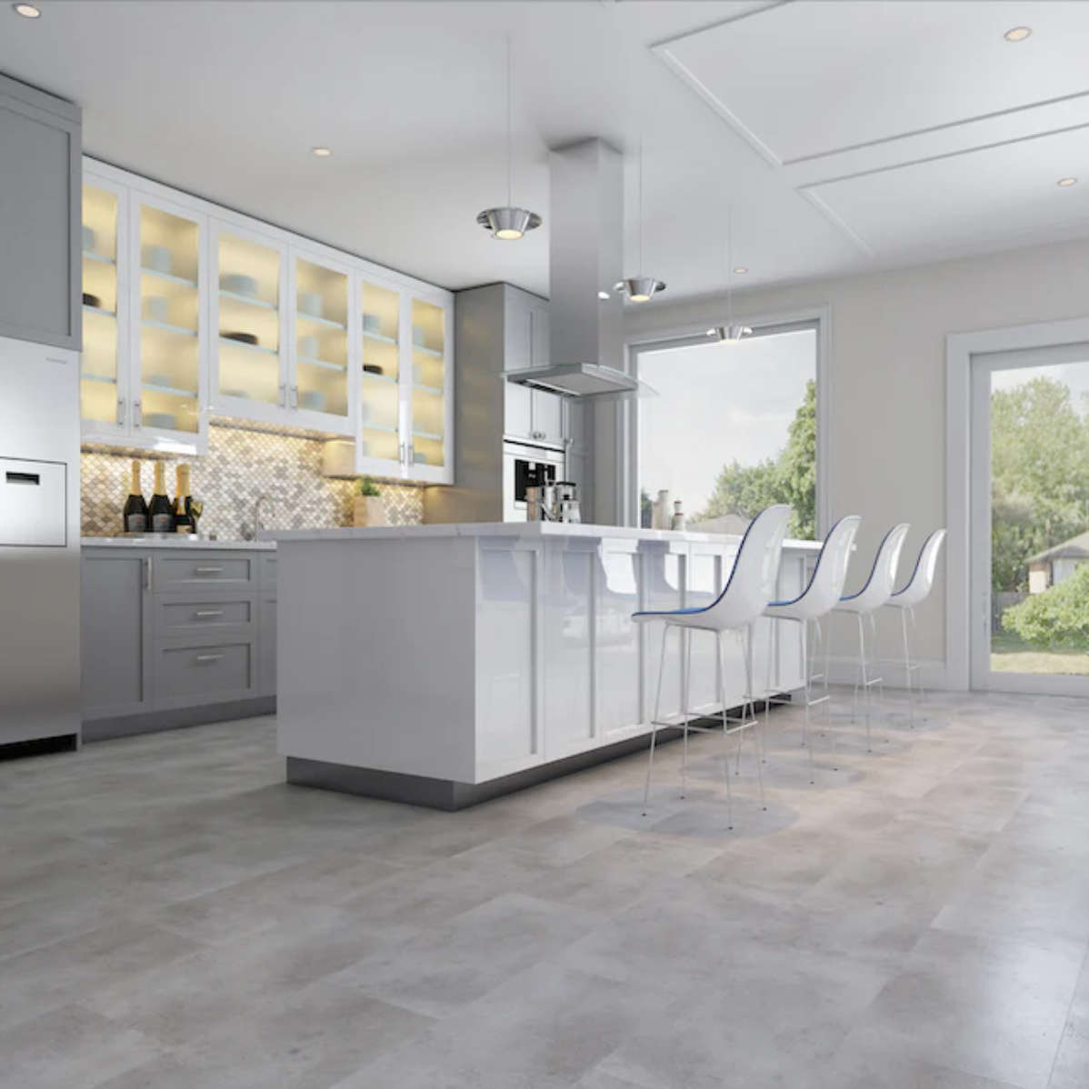 BiYork Hydrogen 6 Clay Vinyl Tile