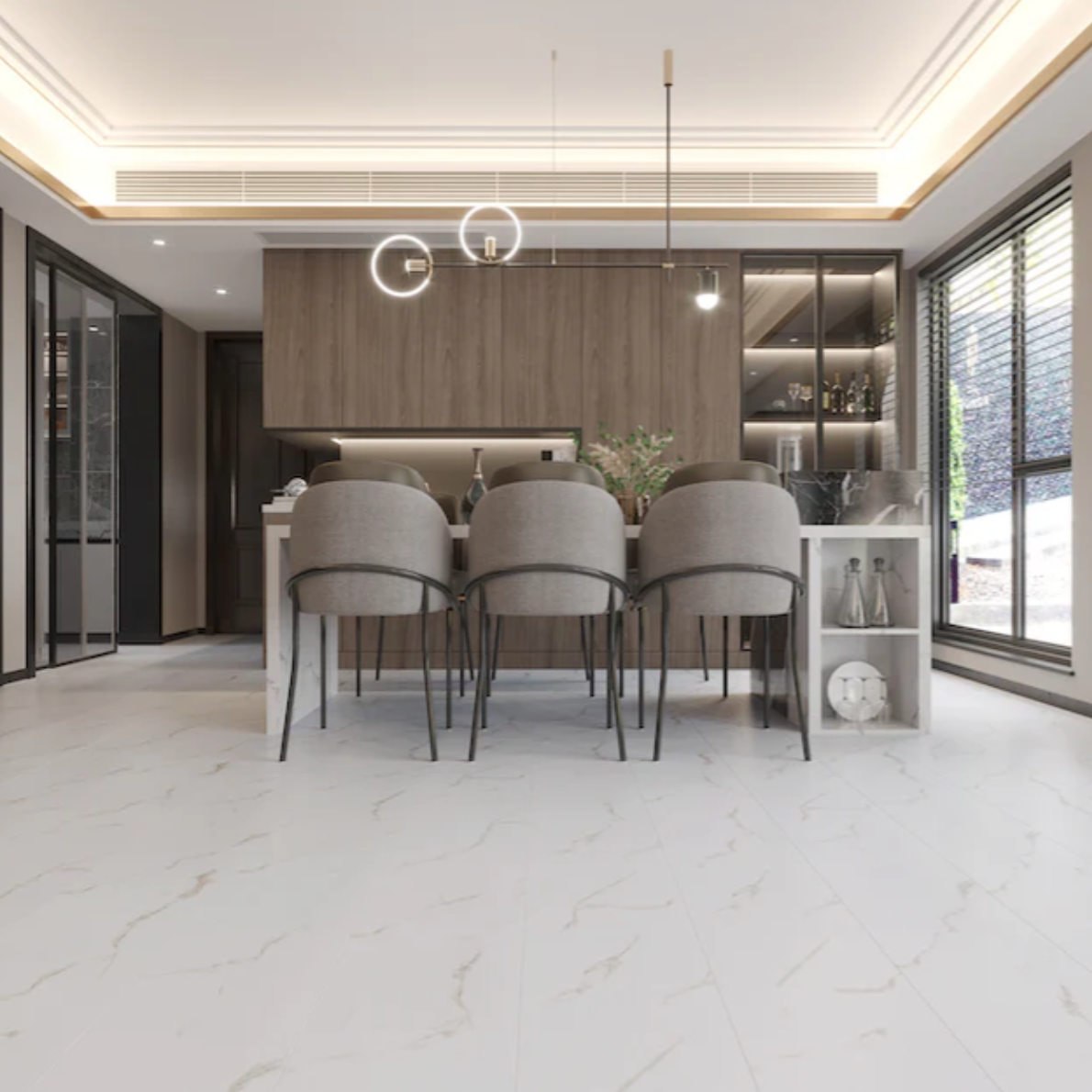 BiYork Hydrogen 6 Combed Cotton Vinyl Tile