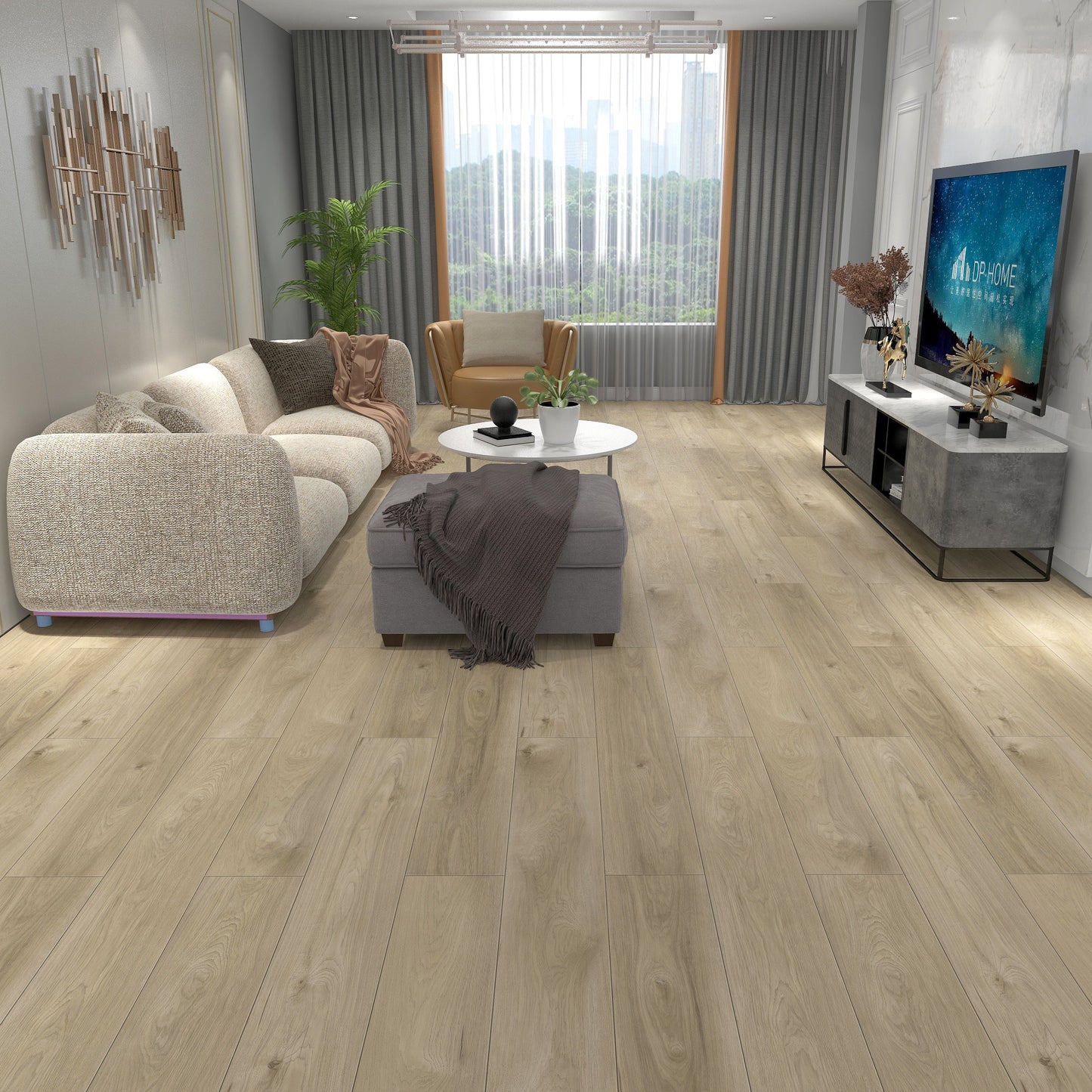 Northern Plank Wolf Pup laminate floor.