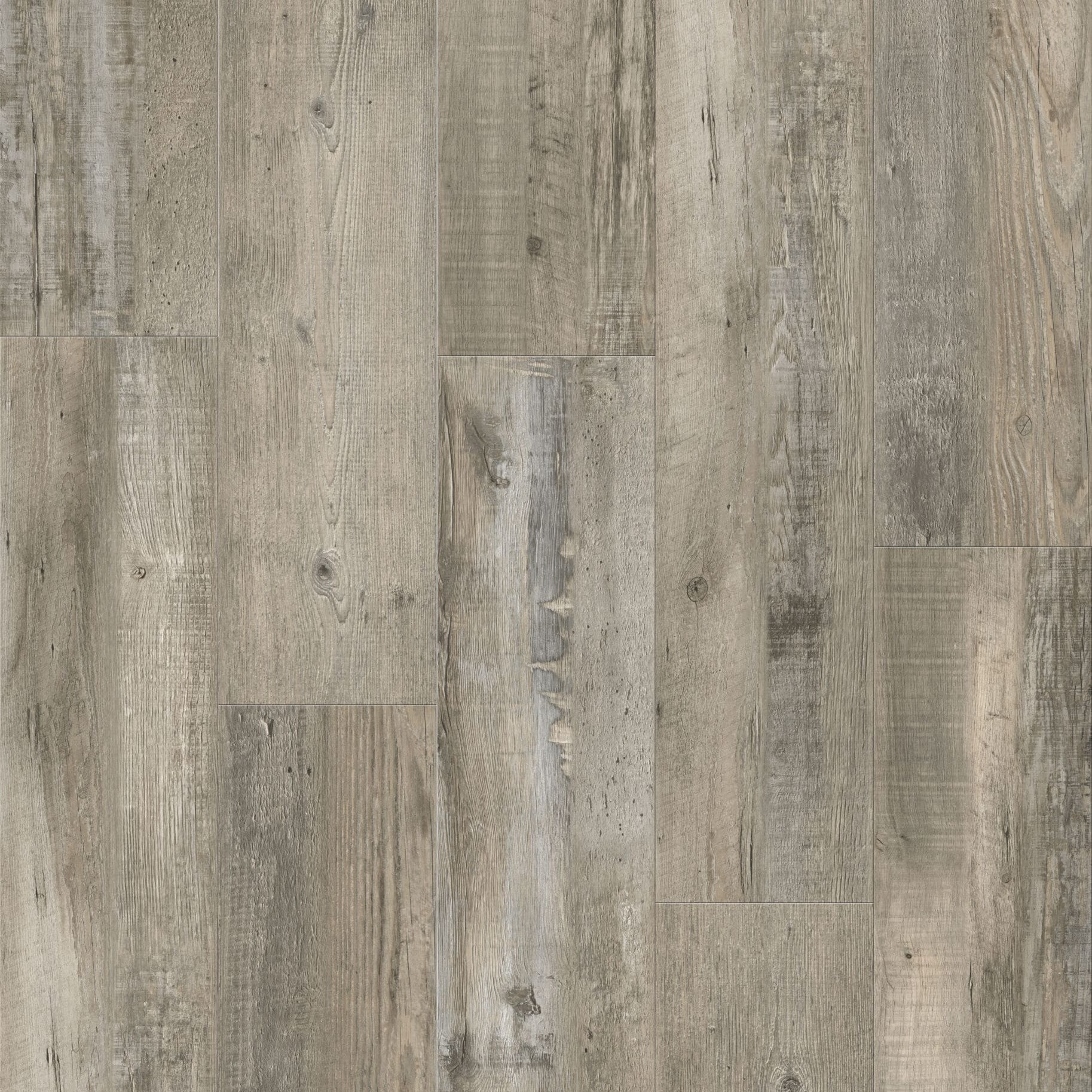Close-up of a wood look vinyl with a rustic finish and antique or distressed character featuring Coastline  - Sandbank luxury vinyl plank floor